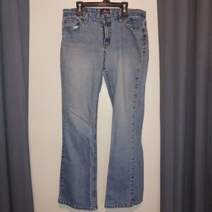 Jordache Authentic Jeanswear Lo-Rise Stretch Light Wash Bootcut‎ Jeans